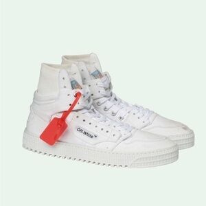 Off-White White Canvas "Off-Court" 3.0 Sneakers Sz. 35​​​​​​​​​​​​
